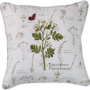 2 x $20 New PARK DESIGNS Embroidery Flower Pillow Cover